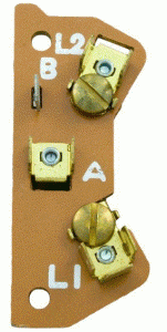 Terminal board for a pool pump motor