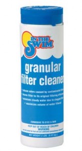 Filter cleaner granular, for sand, de or cartridge pool filters