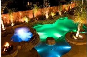 LED colored pool lighting LED colored pool lighting