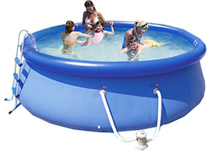 intex self inflating pool