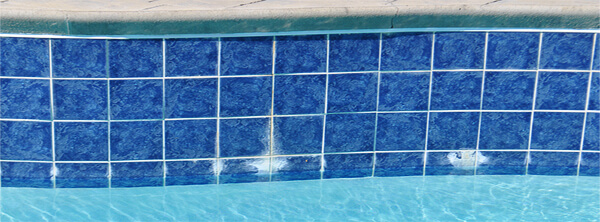 pool calcium water scale hard tile removing grout coming efflorescence intheswim credit