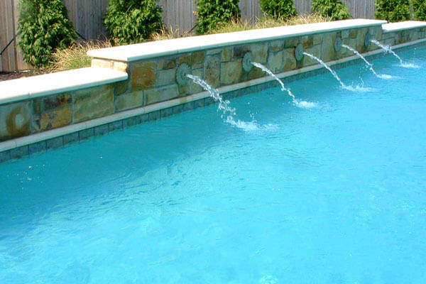 swimming pool fountain spouts