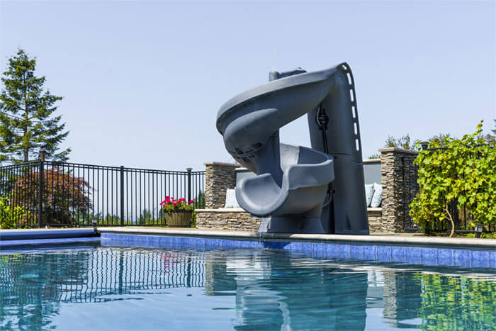 Pool Slide Safety Swimming, How To Make An Above Ground Pool Slide Better