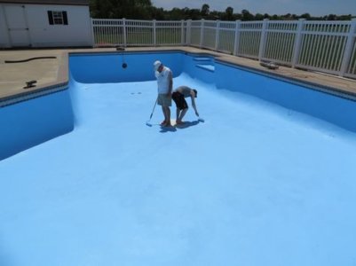 painting your inground pool