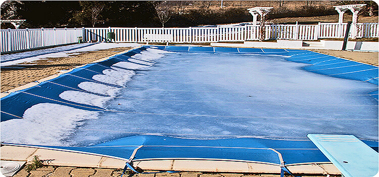 Mid Winter Swimming Pool Checkup, Can You Leave Steps In Above Ground Pool For Winter