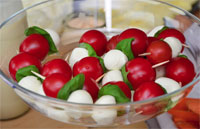 caprese skewers, CCO image from Pixabay via Pexels