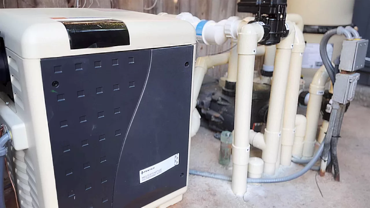 propane heater plumbing connection