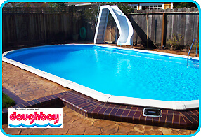 Install an above-ground pool - Installation of the liner (4/6) 