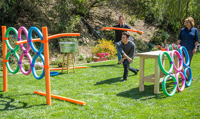 Pool Noodle Javelin Toss is from the Hallmark Channel, and complete instructions on how it with 8 pool noodles.With it on the building in a hall mark channel, with the building of the pool noodles.