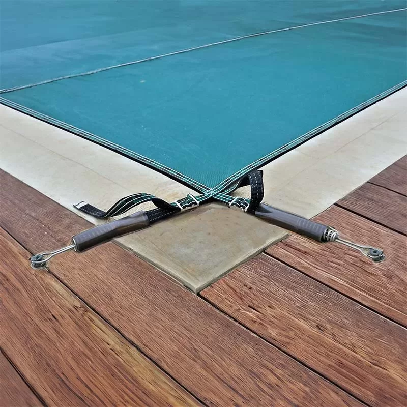 wooden deck safety cover anchors
