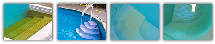 Swimming Pool Stains On Steps, How To Remove Stains From Inground Pool Steps
