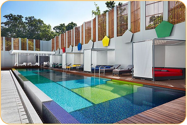 Melanie-Hall-Design-Pool at the Luna2 Hotel, Singapore