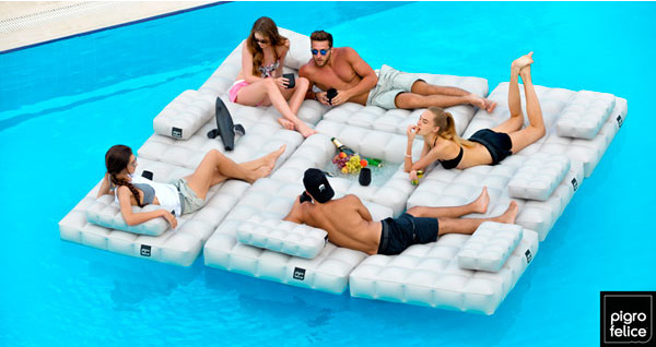 double pool lounger