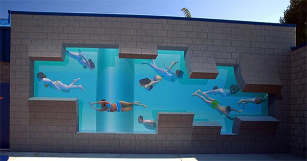 21 Swimming Pool Wall Mural Ideas Intheswim Pool Blog