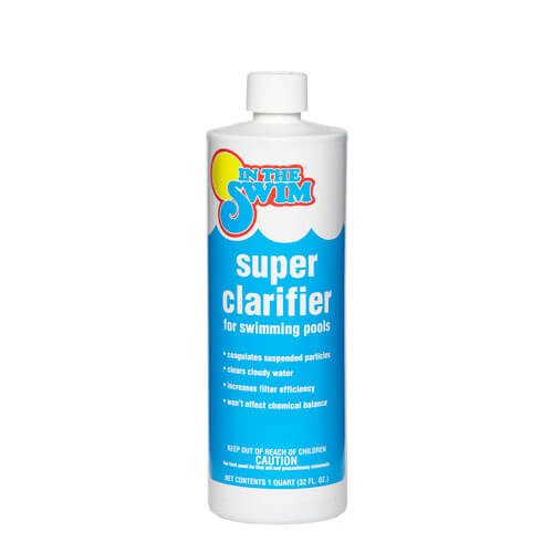 clarifier for clearing cloudy pool water
