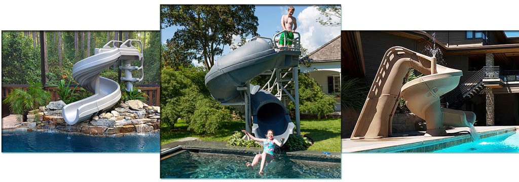 BIG Pool Slides are Here - Go For It! - In The Swim Pool Blog