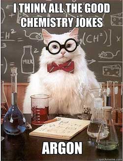 the best chemical jokes - argon - ha!