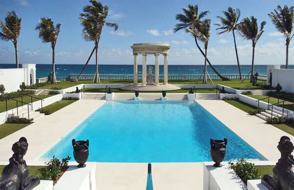 Pool at Villa Artemis, Palm Beach, FL
