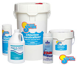 In The Swim pool chemicals for reducing chlorine levels