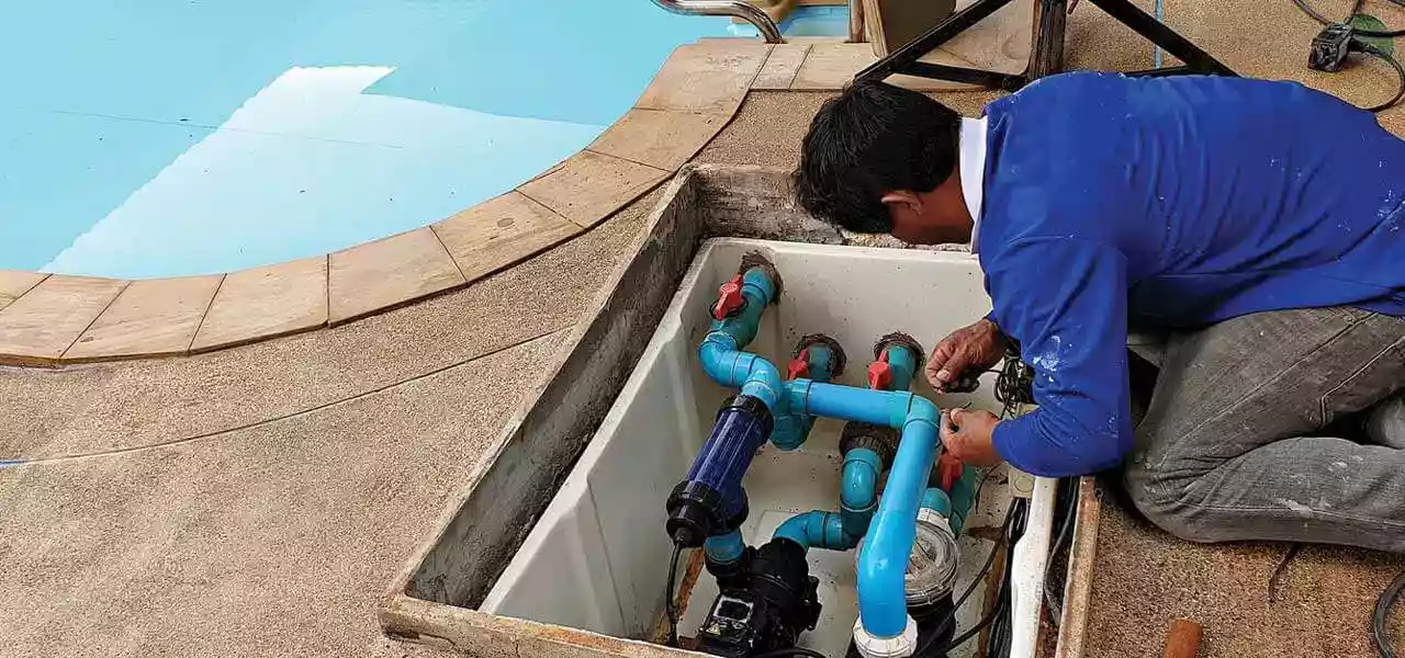 how to plumb a pool