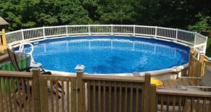 fence around above ground pool