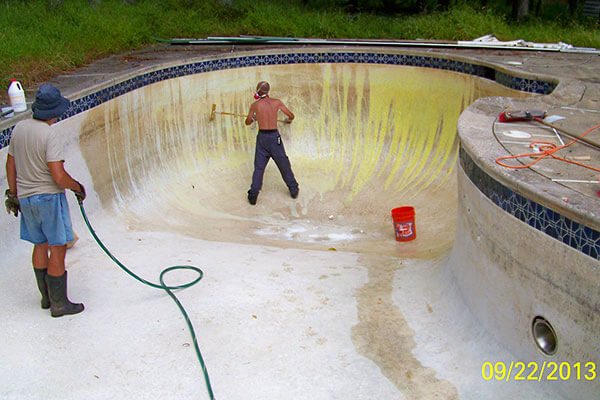 How Filling Pool After Acid Wash 