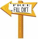 free-fill-dirt sign