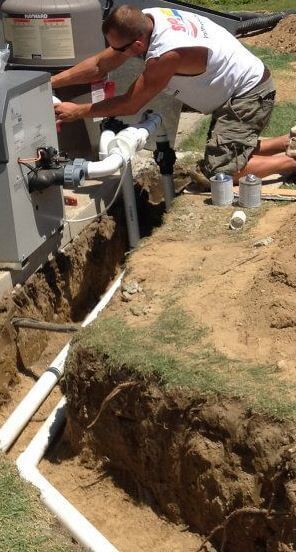 plumbing an inground pool