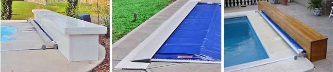automatic pool cover coping