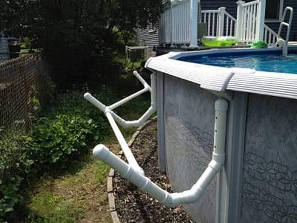 Solar Saddle - Solar Cover Holder for Above Ground Pools