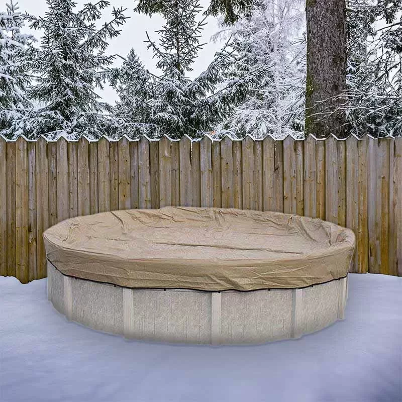 above ground solid winter cover