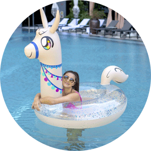 fun llama pool float