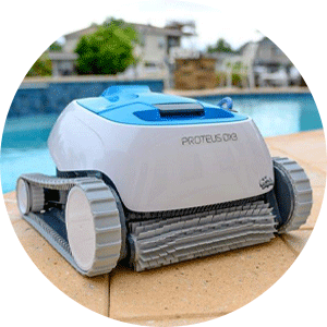 automatic robotic pool cleaner