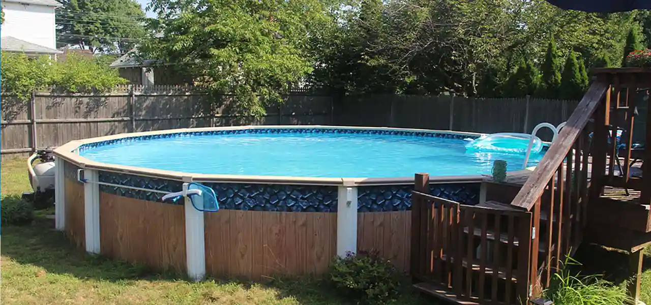 above ground pool opening in 5 steps