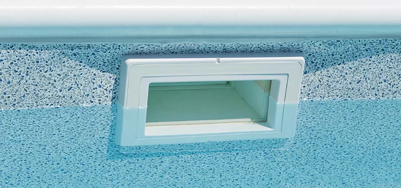 how to install a pool skimmer weir