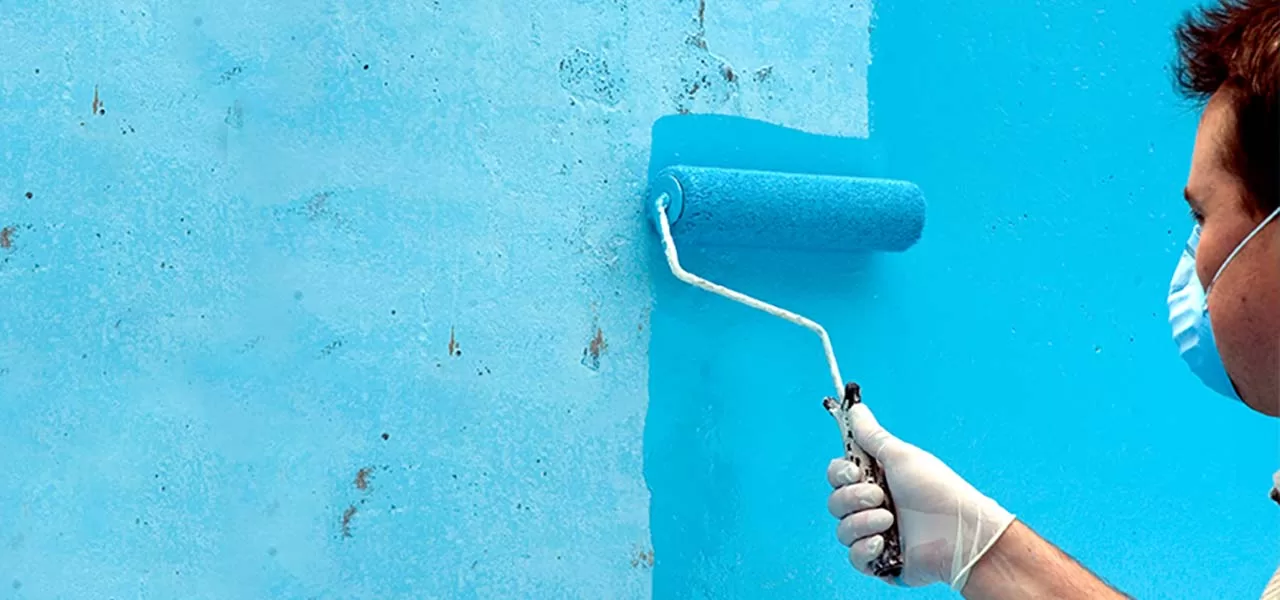 how to paint a pool header