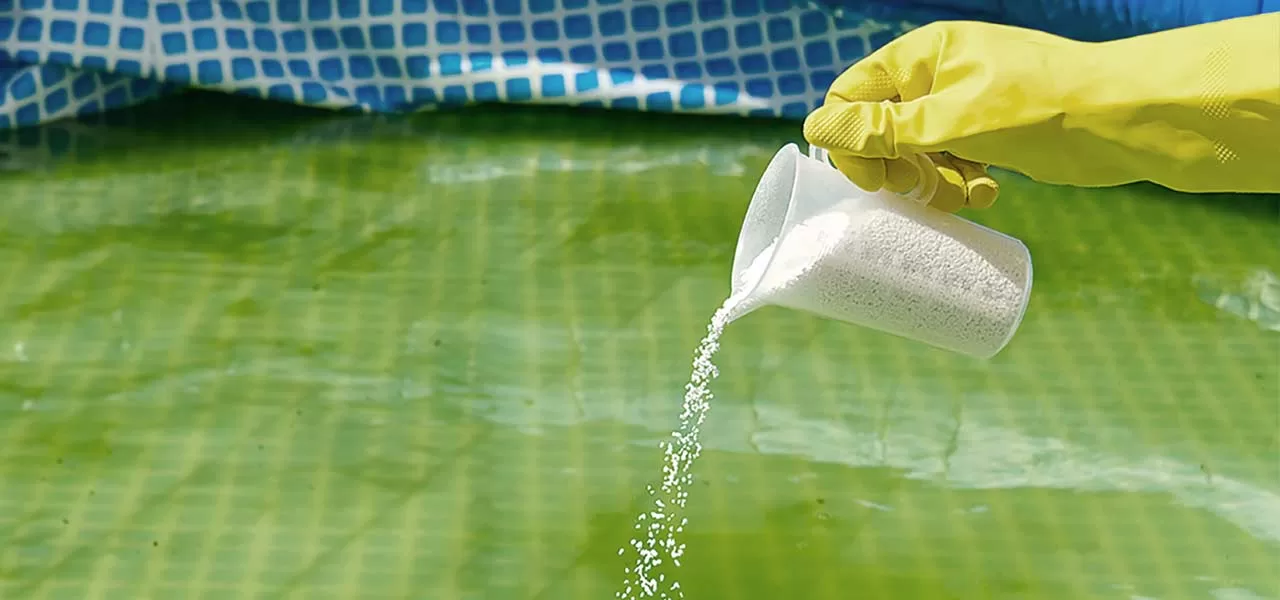 shocking a pool to remove algae