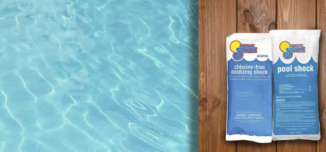 Yellow Out Pool Shock Treatment - 2 X 4 Pound Containers For Algae Elimination & Water Clarification