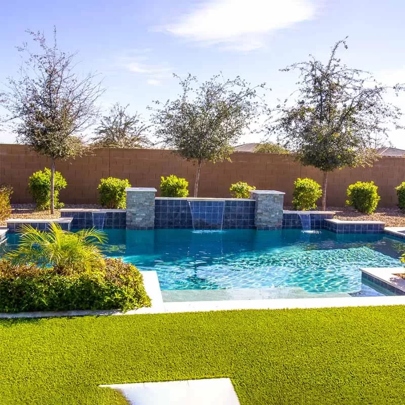 Update your landscaping to complement the pool renovation